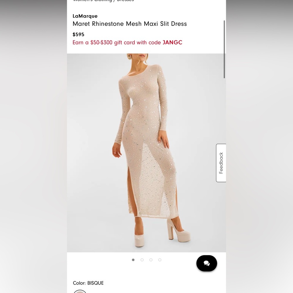 Crystal Dress. From Neiman Marcus
